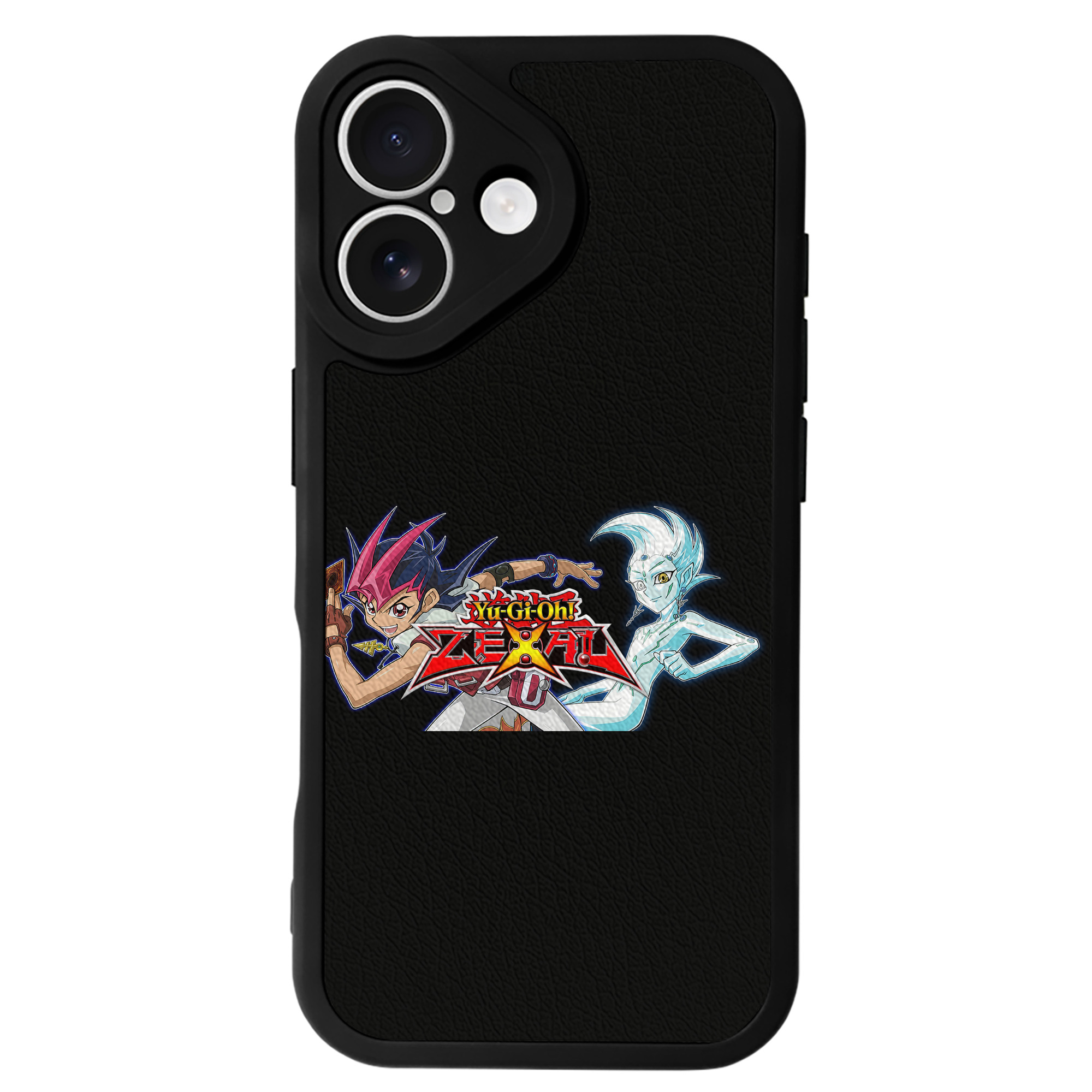 遊☆戯☆王 Yu-Gi-Oh! 【iPhone 16シリーズ対応】シリコンスマホケース（レザー調） 材質：シリコン